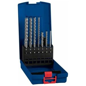 Bosch - Expert Sds Plus-7x Hammerbohrer-Set, 5/6/6/8/8/10/12mm, 7-Teilig Für Bohrhämmer (2608900195)