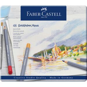 48 Aquarellstifte Faber-Castell Goldfaber im Blechetui