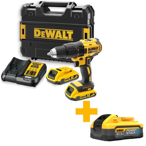 DeWALT Akku-Bohrschrauber, 18 Volt 2,0 Ah, DCD777D2T-QW akkubohrer