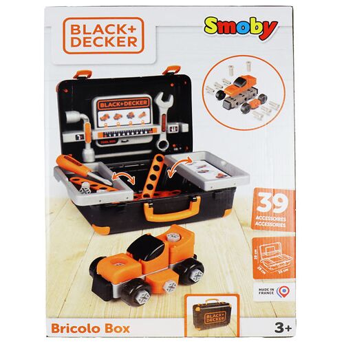 Spielzeug - Werkzeugkasten - 39 Teile - Black & Decker - One Size - Werkzeug
