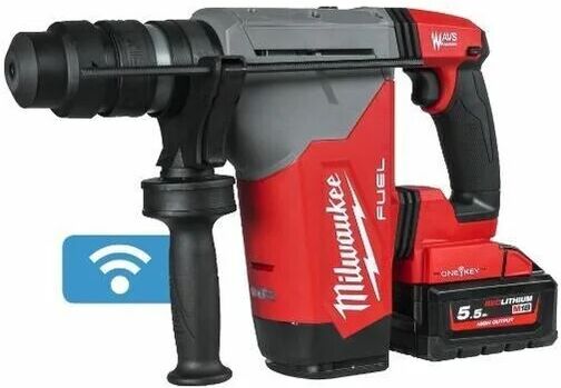 M18 ONEFHPX-552X 5,0J Akku-Kombihammer 18V 2x 5,5Ah Akku Lader Koffer One Key Technologie - 4933478496 - Milwaukee