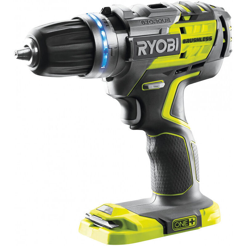 Ryobi - One+ R18PDBL-0 - Bohrhammer/Treiber - kabellos - 2 Geschwindigkeiten - Bohrfutterschlssel 13 mm - 60 Nm - ohne Batterie - 18 v (5133002438)