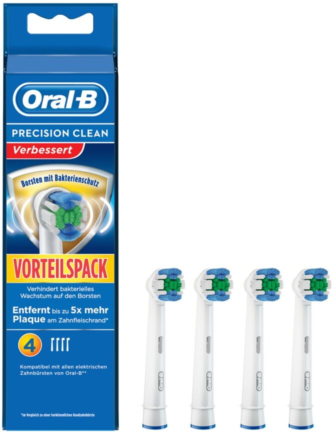 Oral-B Oral-B Aufsteckbürsten Precision Clean Bakterienschutz 4er