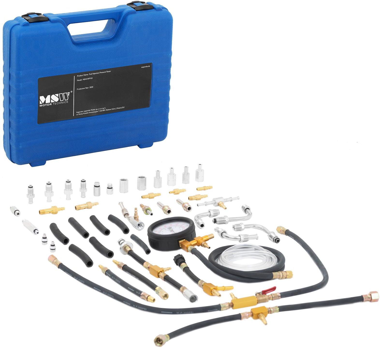 MSW Benzindruckprüfer - 0-7 bar - 30 Teile 10061058