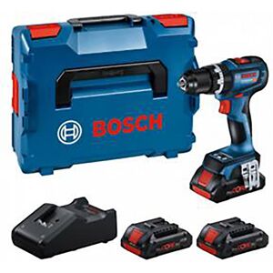 Bosch Professional Akku Slagboremaskine Gsb 18v-90 C 3x4ahpc+gal18v-40 L-boxx