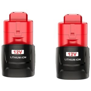 SupplySwap Milwaukee M12 Genopladeligt Batteri, 30Ah/60Ah, 12V Trådløse Værktøjer, 2 Pack-30AH