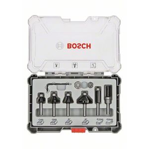 Bosch Professional Stykker 6 6 Mm Fræsemaskinesæt Transparent