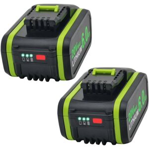 SupplySwap WORX 20V Batteri, 60Ah Kapacitet, Genopladelig Teknologi, 4 stk