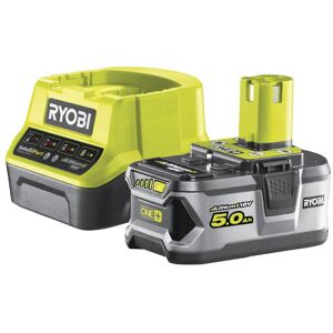 Ryobi Batterisæt - lader + 1x5,0ah batteri - RC18120-150