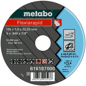 Metabo 4007430445438 - 616187000 Kvalitetsklasse A 60-R - A 46-R - A 30-R Flexiarapid Inox