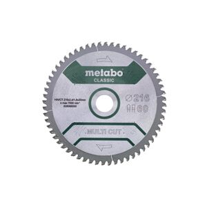 Metabo 4061792173545 - 628666000 Rundsavklinge multi cut, kvalitet classic, til semistationære rundsav