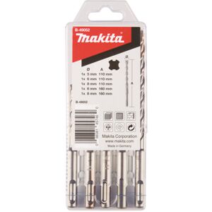 Makita SDS-vplus-borsæt Nr. 2 5 Stk. - B-49052