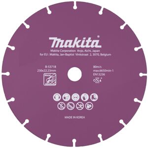 Makita Diamantkl. 230x22,23mm Metal - B-53718