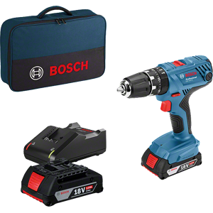 Bosch Akkuslagboremaskine Gsb18V-21 2x2a Taske - 0615990K41 - UDGÅET VARE