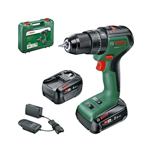 Bosch AKKUSLAGBOREMASKINE UNIV 18V-60 2/4AH Slagboremaskine - 06039D7105