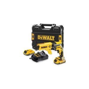 DeWALT DCF620D2K-QW - Skruetrækker til gipsvæg - ledningfri - 1/4 unbrakosokkel - 30 N·m - 2 batterier - 18 V