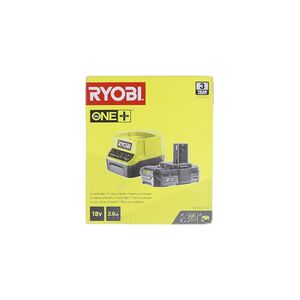 Ryobi 18V 2.0Ah batteri og oplader