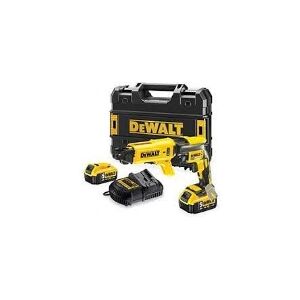 DeWALT DCF620P2K-QW - Autofremføringsskruetrækker - ledningfri - 1/4 unbrakosokkel 6.35 mm - 30 N·m - 18 V