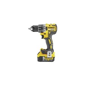 DeWALT DCD791P2 - Bor/driver - ledningfri - 2-hastigheders - nøgleløs borepatron 13 mm - 70 N·m - 2 batterier - 18 V