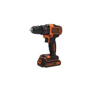 Black & Decker BDCDD186, Boremaskine, Nøglefri, 1 cm, 1400 rpm, 2,5 cm, 1 cm