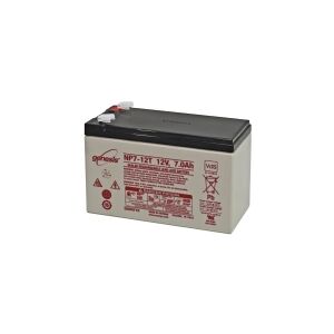 EnerSys Genesis Blybatteri 12 V 7 Ah Blyfleece (B x H x T) 151 x 100 x 65 mm Fladstik 6,35 mm Vedligeholdelsesfri, VDS-certifikation, Lav selvafladni