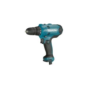 Makita DF0300, Pistolgreb boremaskine, Nøglefri, 1 cm, 1500 rpm, 2,8 cm, 1 cm