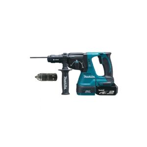 Makita DHR243RTJ - Roterende hammer - ledningfri - 3 tilstande - SDS-plus - 2 Joule - 2 batterier - 18 V