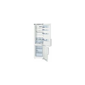 Bosch KGE39AW42 - Køleskab/fryser - fritstående - bredde: 60 cm - dybde: 65 cm - højde: 201 cm - 339 liter - bund-fryser - Klasse A+++ - hvid