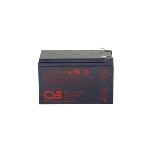 CSB Battery GPL 12120 Blybatteri 12 V 12 Ah Blyfleece (B x H x T) 151 x 100 x 98 mm Fladstik 6,35 mm Vedligeholdelsesfri, Lav selvafladning