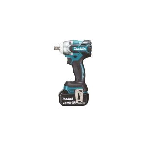 Makita DTW285RTJ - Stødnøgle - ledningfri - 3-hastigheders - 1/2 kvadratisk drev - 280 N·m - 2 batterier - 18 V