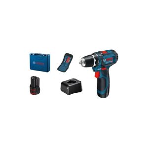 Bosch Powertools Bosch SKRUEMASKINE GSR 12V-15 2X2AH 10XTB CASE