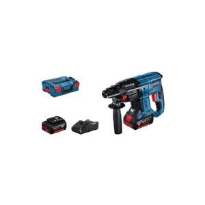 Bosch Powertools Bosch GBH 18V-21 Professional - Roterende hammer - ledningfri - 3 tilstande - SDS-plus - 2 Joule - 2 batterier - 18 V