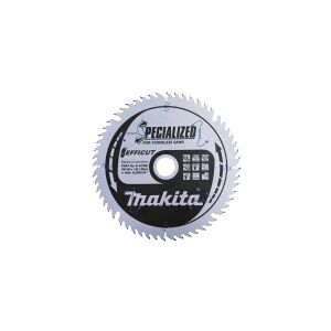 Makita Efficut - Rundsavsklinge - for træ, metal, plastik, laminer, medium densitets træfiberplade (MDF), melamin - 165 mm - 56 tænder