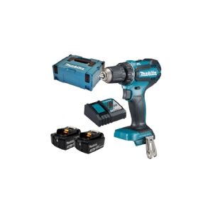 Makita DDF485RFJ Cordless drill, 18 V, 2x 3.0 Ah Li-ion, 50/25 Nm, 1.7 kg, LED, BL-motor, MAKPACK