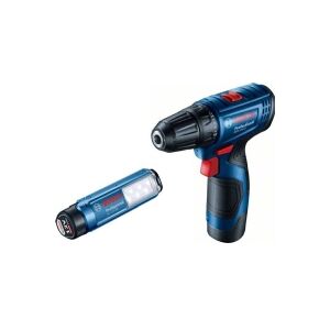 BOSCH boremaskine/skruemaskine 12V 30/14Nm 2x2,0Ah LI-ION CASE GSR 120-LI + GLI 12V-300