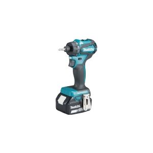 MAKITA 18V bore-/skruemaskine med 1/4 håndtag 2 x 3,0Ah LI-ION børsteløs DDF083RF