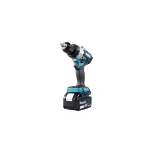 Makita DHP486 - Hammerbor - ledningfri - 2-hastigheders - nøgleløs borepatron 13 mm - 130 N·m - 2 batterier - 18 V