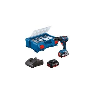 Bosch Powertools Bosch SLAGBOREMASKINE GSB 18V-55 2X4AH 82AC LC