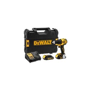 DeWALT DCD708S2T-QW, Pistolgreb boremaskine, Nøglefri, 1650 rpm, 3 cm, 450 rpm, 65 Nm