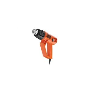 Black & Decker KX2001-QS, Varmluftspistol, Pistolhåndtag, Sort, Orange, 500 l/min, 600 °C, Vekselstrøm