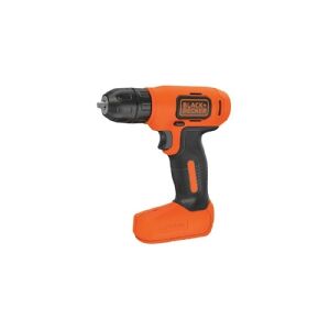 Black & Decker BDCD8, Pistolgreb boremaskine, Nøglefri, 1 cm, 400 rpm, 2 cm, 1 cm