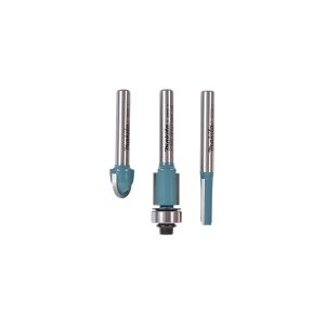 Makita - Router-bitsæt - 3 stykker - for Makita DRT50Z, RT001GM205