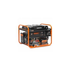 Daewoo GDA 6500E motor-generator 5000 W 30 L Benzin Orange, Sort