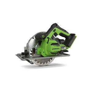 Greenworks GD24CS, Træ, Sort, Grøn, Børstefri, 18,4 cm, 4500 rpm, 6,3 cm