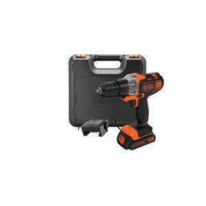 Black & Decker MT218K-QW, Borring, Sort, Orange, 8500 OPM, 800 OPM, Batteri, Lithium-Ion (Li-Ion)