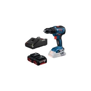 Bosch Powertools Bosch AKKUSKRUEMASKINE GSR 18V-55 2X5AH L-CASE