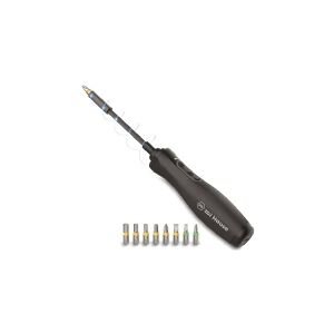 Wiha Zai home e-screwdriver, screwdriver (black, Li-Ion battery 3.6V 1.5Ah, 8 bits and extension)