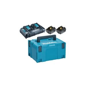 Makita 198077-8, Batteri- og opladersæt, Lithium-Ion (Li-Ion), 6 At, 18 V, Makita, Sort, Grøn