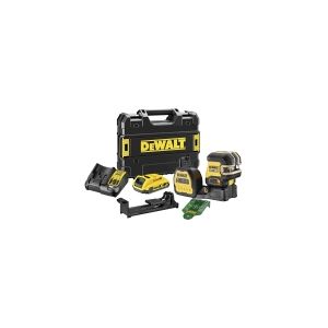 DEWALT.LASER LINEAR 12/18V DCE825D1G18 GRØN + 5-POINT 1x2.0Ah