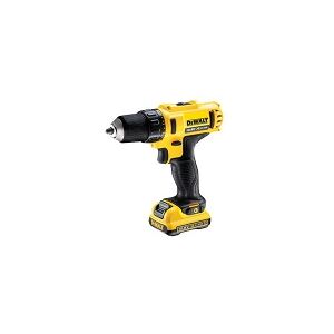 DeWALT DCD710D2-QW - Bor/driver - ledningfri - 2-hastigheders - nøgleløs borepatron 10 mm - 24 N·m - 2 batterier - 10.8 V